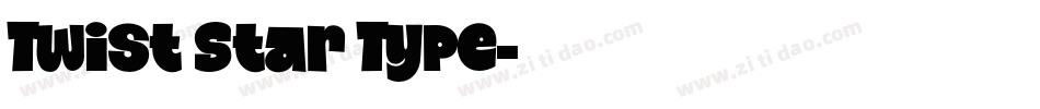 Twist Star Type字体转换